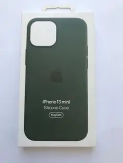 新品iPhone 13 mini シリコーンケース ユーカリ純正