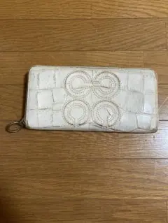 コーチ長財布　使用感あり