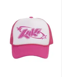 KIKI TRUCKER HAT / WHT PNK