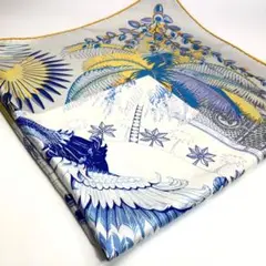 極美品✨希少 エルメス カレ90 不死鳥の神話 スカーフ 大判 シルクツイル