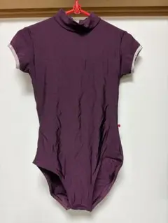 紫色 背中開き yumiko レオタード