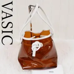 vasic ヴァジック pvc ボンド bond 茶 バッグ