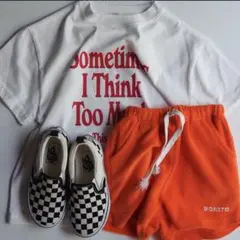 terry shorts（junior）　orange JM