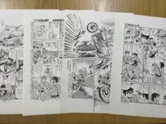 複製原画 吉田秋生 カリフォルニア物語 別冊少女コミック 原稿 原画見本帳 複製原画 吉田秋生 カリフォルニア物語 別冊少女コミック 原稿