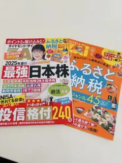 ダイヤモンドザイ　最新版10月号　ZAI ふるさと納税 2025年株　投資　お金