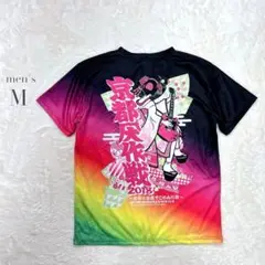 京都大作戦✨2018 ドライＴシャツ 虹色 京都 和柄 カラフル 音楽 フェス