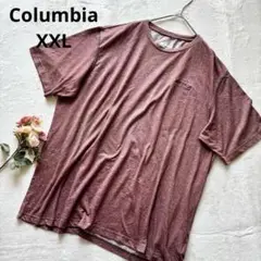コロンビア 赤紫 XXL Tシャツ 大きいサイズ オーバーサイズ