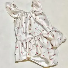 【美品】アカチャンホンポ 水着 さくらんぼ 80 ピンク 水遊び