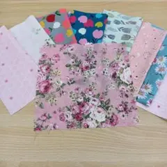★A164★ カットクロス/プリント生地/国産/25cm×25cm/10点