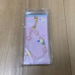 フォンストラップ　ピンクウサハナ　スピンズコラボ　spinns