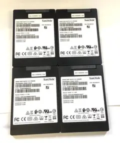 ③-W980-SanDisk SATA 256GB SSD 2.5 4点