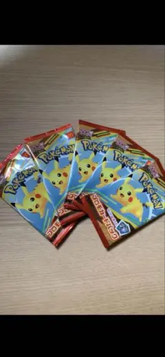 マクドナルドポケモン プロモカード 5パック ピカチュウハッピーセット