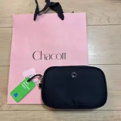 新品Chacott チャコット ポーチ・エコ　 ブラック ¥4,950