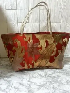 名古屋帯 ハンドメイド リメイク トートバッグ 其の235