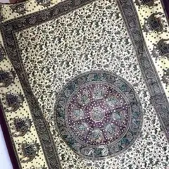 【未使用】インド　アグラ　お土産　エスニック　ゾウ柄　マルチカバー