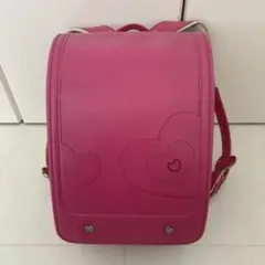 ランドセル　ピンク ハート刺繍 　伊勢丹購入品