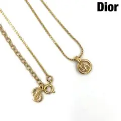 ✨極美品✨ Dior ネックレス CDロゴ サークル 刻印 ゴールド 43cm