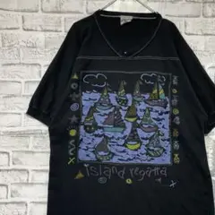 USA製90sヴィンテージTシャツ！シングルステッチ　ブラック半袖古着XL717