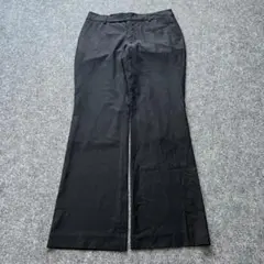 23区　きれいめ　メンズ　フレアパンツ　スラックス　ブラック　毛　サイズ42