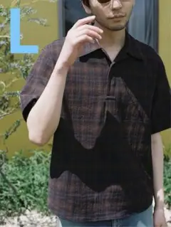 LIDNM CREPE COTTON PLAID SHIRT