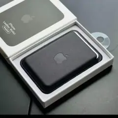 iPhone 純正互換レザーウォレット 黒 MagSafe対応（箱なし）