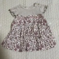 プティマイン 半袖 Tシャツ チュニック　80cm
