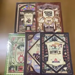 【新品未使用】ジブリ クリアファイル5枚セット①