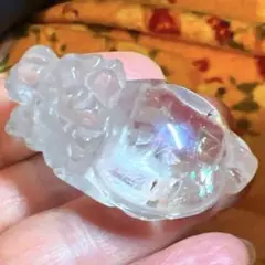 天然石　アイリス水晶　貔貅　御守り 邪気払い
