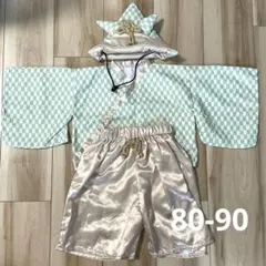 3COINS 兜袴セット　80-90サイズ