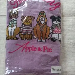 Apple & Pie 犬刺繍トートバッグ