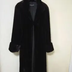 ギラロッシュ、GuyLaroche、最高峰、シェアード、ミンク、黒、マキシロング