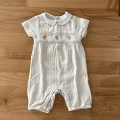 JoJoMamanBébé ライオン刺繍ロンパース 18〜24m
