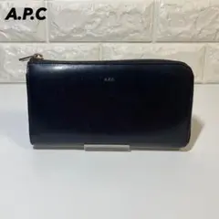 A.P.C 長財布 L字ファスナー ネイビー アーペーセー