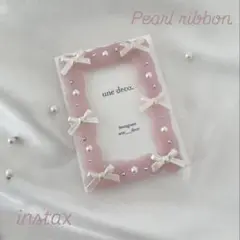 853 ︎ ✧ うねうね くすみピンク ハードケース チェキサイズ