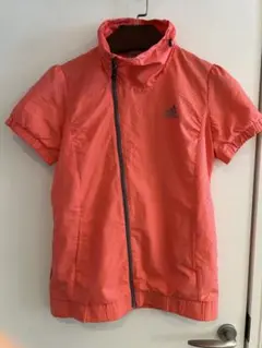 adidasアディダス 半袖 ピンク ウインドブレーカー CLImA PROOF