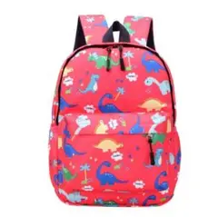 新品 ピンク キッズ リュック 恐竜 男の子 保育園 幼稚園 通園バッグ 軽量