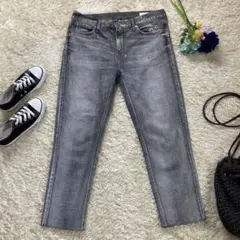 upper hights STELLA デニムパンツ グレー ストレッチ