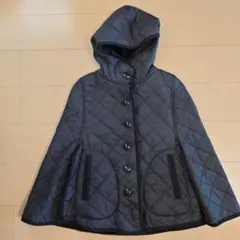 マッキントッシュ キルティングポンチョ 黒 36