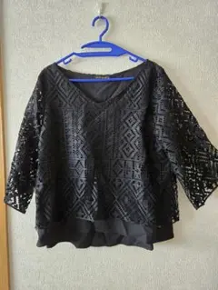 お値下げ❗未使用❗❗GORGE 黒レース レディーストップス　Mサイズ
