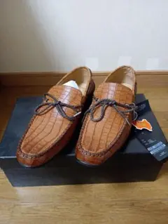 新品未使用TETE HOMMEテットオム レザーシューズ編み込みSIZE25cm