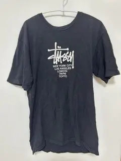 Stüssy ブラック Tシャツ グラフィック