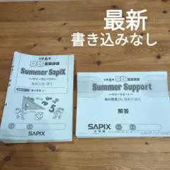夏期講習　サピックス　6年生　算数