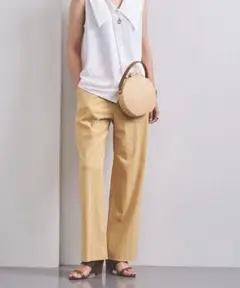 UNITED ARROWS ベージュ ワイドパンツ ストレートパンツ