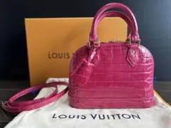 新品未使用【LOUIS VUITTON】日本未入荷 ALMA BB クロコ