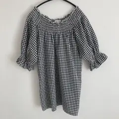 GLOBAL WORK チェック柄オフショルダー160