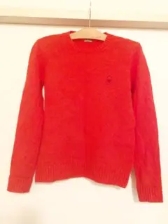 STILE BENETTON*ベネトン*ニット*セーター*オレンジ*mtf