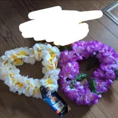 Aloha Hawaiian Lei レイセット　フラダンス　頭