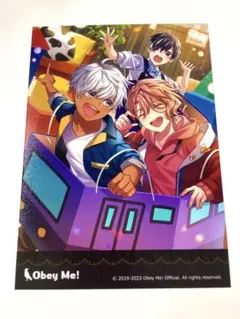 Obey Me! マモン アスモ ベルフェ ブロマイド obeyme