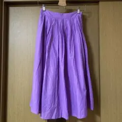 SPICK AND SPAN パープル フレアスカート サイズ36 日本製