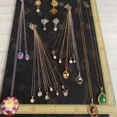 まとめ売りアクセサリーH32☆ネックレス21点　オークション